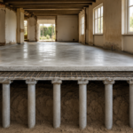 Is het vervangen en funderen van een vloer in een gebouw vergunningplichtig?
